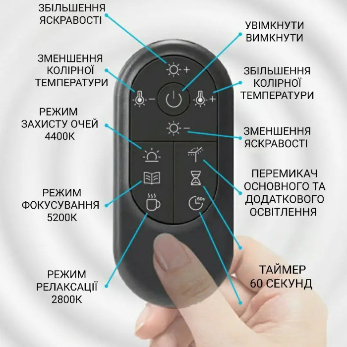 Настільна лампа Great Light MSP-24 (два джерела світла) багатофункціональна